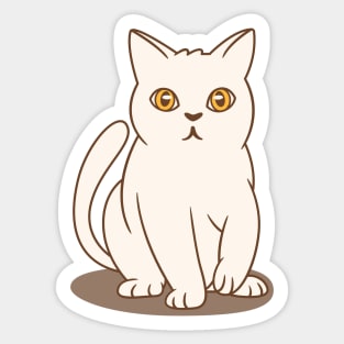 Cattitude Cat Sticker